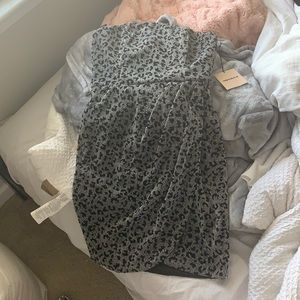 NWT super down strapless dress